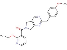 6-[(2-ethoxypyridin-3-yl)carbonyl]-2-(4-methoxybenzyl)-6,7-dihydro-5H-pyrrolo[3,4-d]pyrimidine