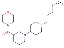 1'-[3-(methylthio)propyl]-3-(morpholin-4-ylcarbonyl)-1,4'-bipiperidine