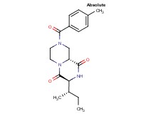 (3S,9aR)-8-(4-methylbenzoyl)-3-[(1S)-1-methylpropyl]tetrahydro-2H-pyrazino[1,2-a]pyrazine-1,4(3H,6H)-dione