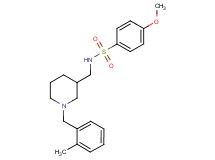 4-methoxy-N-{[1-(2-methylbenzyl)-3-piperidinyl]methyl}benzenesulfonamide