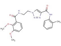 1-{2-[(2,3-dimethoxybenzoyl)amino]ethyl}-N-(2-methylphenyl)-1H-1,2,3-triazole-4-carboxamide