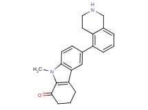 9-methyl-6-(1,2,3,4-tetrahydroisoquinolin-5-yl)-2,3,4,9-tetrahydro-1H-carbazol-1-one
