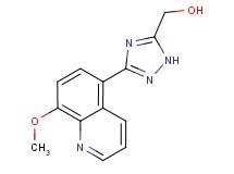 [3-(8-methoxyquinolin-5-yl)-1H-1,2,4-triazol-5-yl]methanol