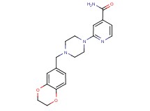 2-[4-(2,3-dihydro-1,4-benzodioxin-6-ylmethyl)piperazin-1-yl]isonicotinamide