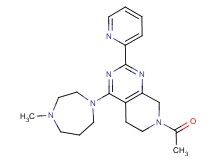 7-acetyl-4-(4-methyl-1,4-diazepan-1-yl)-2-pyridin-2-yl-5,6,7,8-tetrahydropyrido[3,4-d]pyrimidine
