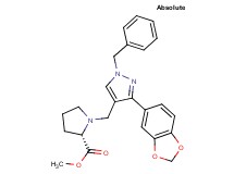 methyl 1-{[3-(1,3-benzodioxol-5-yl)-1-benzyl-1H-pyrazol-4-yl]methyl}-L-prolinate