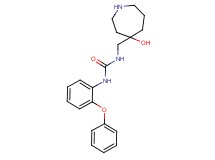 N-[(4-hydroxy-4-azepanyl)methyl]-N'-(2-phenoxyphenyl)urea hydrochloride