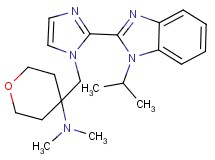 (4-{[2-(1-isopropyl-1H-benzimidazol-2-yl)-1H-imidazol-1-yl]methyl}tetrahydro-2H-pyran-4-yl)dimethylamine