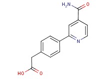{4-[4-(aminocarbonyl)pyridin-2-yl]phenyl}acetic acid