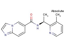 N-[(1S)-1-(3-methylpyridin-2-yl)ethyl]imidazo[1,2-a]pyridine-6-carboxamide