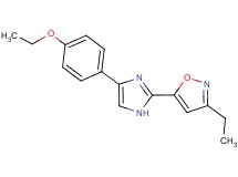 5-[4-(4-ethoxyphenyl)-1H-imidazol-2-yl]-3-ethylisoxazole
