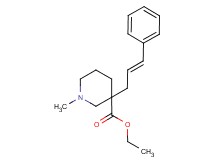 ethyl 1-methyl-3-[(2E)-3-phenyl-2-propen-1-yl]-3-piperidinecarboxylate