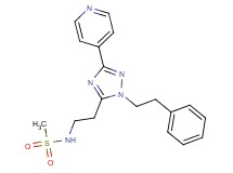 N-{2-[1-(2-phenylethyl)-3-pyridin-4-yl-1H-1,2,4-triazol-5-yl]ethyl}methanesulfonamide