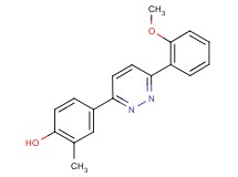 4-[6-(2-methoxyphenyl)pyridazin-3-yl]-2-methylphenol