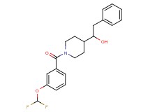 1-{1-[3-(difluoromethoxy)benzoyl]-4-piperidinyl}-2-phenylethanol