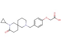 {4-[(8-cyclopropyl-9-oxo-2,8-diazaspiro[5.5]undec-2-yl)methyl]phenoxy}acetic acid