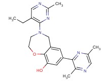 7-(3,6-dimethylpyrazin-2-yl)-4-(5-ethyl-2-methylpyrimidin-4-yl)-2,3,4,5-tetrahydro-1,4-benzoxazepin-9-ol
