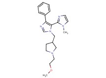 3'-{[1-(2-methoxyethyl)pyrrolidin-3-yl]methyl}-1-methyl-5'-phenyl-1H,3'H-2,4'-biimidazole