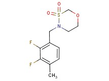 4-(2,3-difluoro-4-methylbenzyl)-1,3,4-oxathiazinane 3,3-dioxide