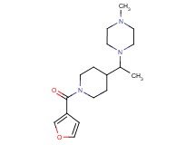 1-{1-[1-(3-furoyl)-4-piperidinyl]ethyl}-4-methylpiperazine