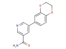 5-(2,3-dihydro-1,4-benzodioxin-6-yl)nicotinamide