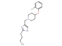 1-[(2-butyl-1H-imidazol-4-yl)methyl]-4-(2-chlorophenoxy)piperidine