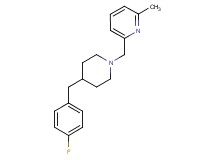 2-{[4-(4-fluorobenzyl)-1-piperidinyl]methyl}-6-methylpyridine bis(trifluoroacetate)