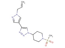 4-[4-(1-allyl-1H-pyrazol-4-yl)-1H-1,2,3-triazol-1-yl]-1-(methylsulfonyl)piperidine