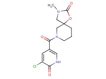 7-[(5-chloro-6-oxo-1,6-dihydro-3-pyridinyl)carbonyl]-3-methyl-1-oxa-3,7-diazaspiro[4.5]decan-2-one