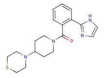 4-{1-[2-(1H-imidazol-2-yl)benzoyl]piperidin-4-yl}thiomorpholine