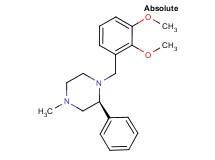 (2S)-1-(2,3-dimethoxybenzyl)-4-methyl-2-phenylpiperazine trifluoroacetate