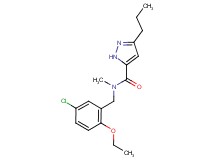 N-(5-chloro-2-ethoxybenzyl)-N-methyl-3-propyl-1H-pyrazole-5-carboxamide