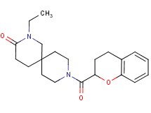 9-(3,4-dihydro-2H-chromen-2-ylcarbonyl)-2-ethyl-2,9-diazaspiro[5.5]undecan-3-one