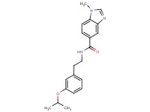 N-[2-(3-isopropoxyphenyl)ethyl]-1-methyl-1H-benzimidazole-5-carboxamide