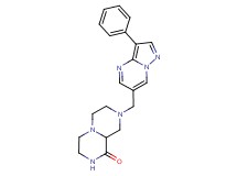 8-[(3-phenylpyrazolo[1,5-a]pyrimidin-6-yl)methyl]hexahydro-2H-pyrazino[1,2-a]pyrazin-1(6H)-one