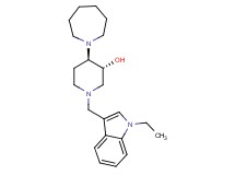 (3R*,4R*)-4-(1-azepanyl)-1-[(1-ethyl-1H-indol-3-yl)methyl]-3-piperidinol