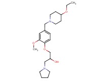 1-{4-[(4-ethoxypiperidin-1-yl)methyl]-2-methoxyphenoxy}-3-pyrrolidin-1-ylpropan-2-ol