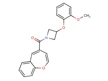 1-(1-benzoxepin-4-ylcarbonyl)-3-(2-methoxyphenoxy)azetidine