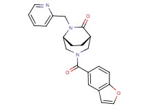 (1S*,5R*)-3-(1-benzofuran-5-ylcarbonyl)-6-(2-pyridinylmethyl)-3,6-diazabicyclo[3.2.2]nonan-7-one