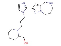 (1-{3-[2-(5,6,7,8-tetrahydro-4H-pyrazolo[1,5-a][1,4]diazepin-2-yl)-1H-imidazol-1-yl]propyl}-2-piperidinyl)methanol dihydrochloride