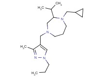 1-(cyclopropylmethyl)-2-isopropyl-4-[(3-methyl-1-propyl-1H-pyrazol-4-yl)methyl]-1,4-diazepane