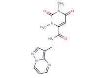 1,3-dimethyl-2,6-dioxo-N-(pyrazolo[1,5-a]pyrimidin-3-ylmethyl)-1,2,3,6-tetrahydro-4-pyrimidinecarboxamide