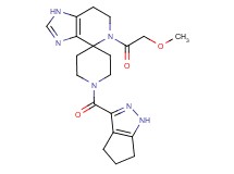 5-(methoxyacetyl)-1'-(1,4,5,6-tetrahydrocyclopenta[c]pyrazol-3-ylcarbonyl)-1,5,6,7-tetrahydrospiro[imidazo[4,5-c]pyridine-4,4'-piperidine]