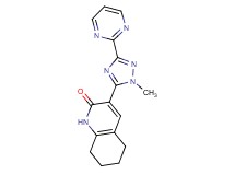 3-(1-methyl-3-pyrimidin-2-yl-1H-1,2,4-triazol-5-yl)-5,6,7,8-tetrahydroquinolin-2(1H)-one