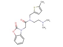 N-[2-(dimethylamino)ethyl]-N-[(5-methyl-2-thienyl)methyl]-2-(2-oxo-1,3-benzoxazol-3(2H)-yl)acetamide