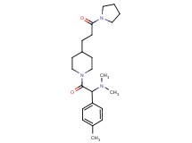 N,N-dimethyl-1-(4-methylphenyl)-2-oxo-2-{4-[3-oxo-3-(1-pyrrolidinyl)propyl]-1-piperidinyl}ethanamine