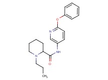 N-(6-phenoxy-3-pyridinyl)-1-propyl-2-piperidinecarboxamide