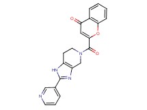 2-[(2-pyridin-3-yl-1,4,6,7-tetrahydro-5H-imidazo[4,5-c]pyridin-5-yl)carbonyl]-4H-chromen-4-one