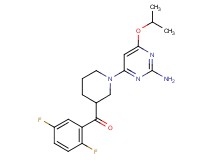 [1-(2-amino-6-isopropoxypyrimidin-4-yl)piperidin-3-yl](2,5-difluorophenyl)methanone