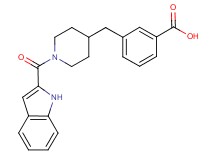 3-{[1-(1H-indol-2-ylcarbonyl)-4-piperidinyl]methyl}benzoic acid